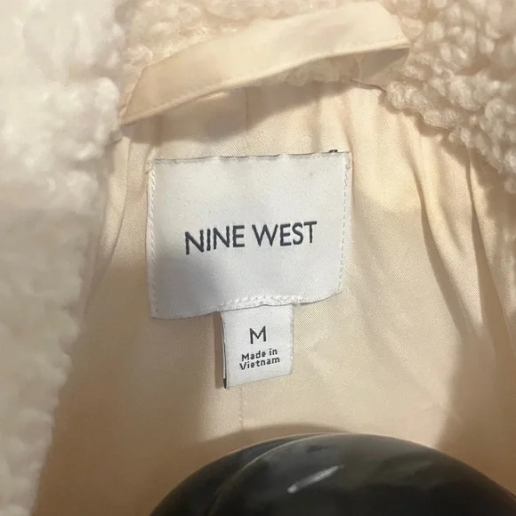 Nine West Cream Teddy Jacket - Picture 4 of 7